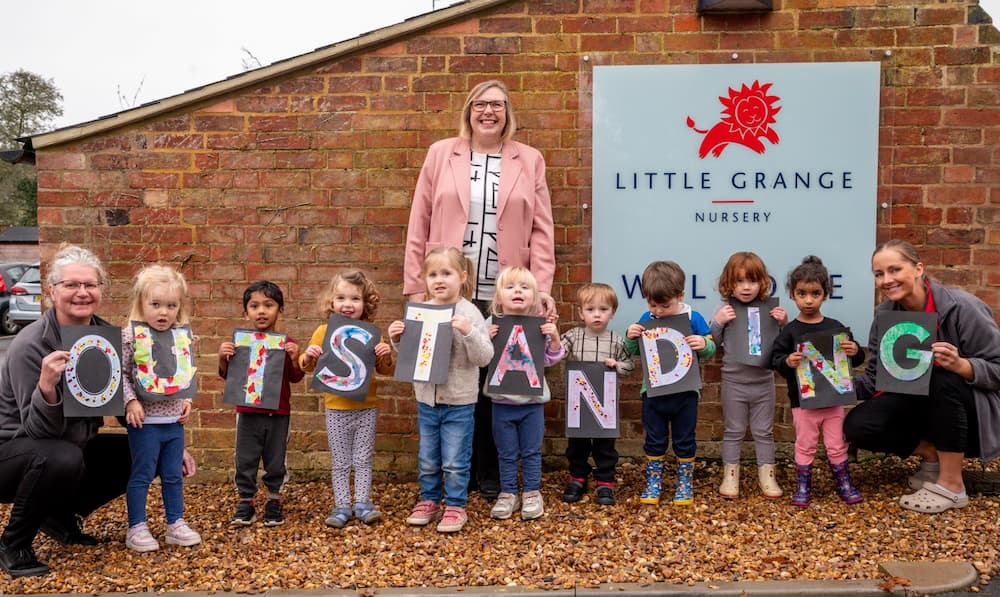 Little Grange Nursery celebrates 'Outstanding' Ofsted rating